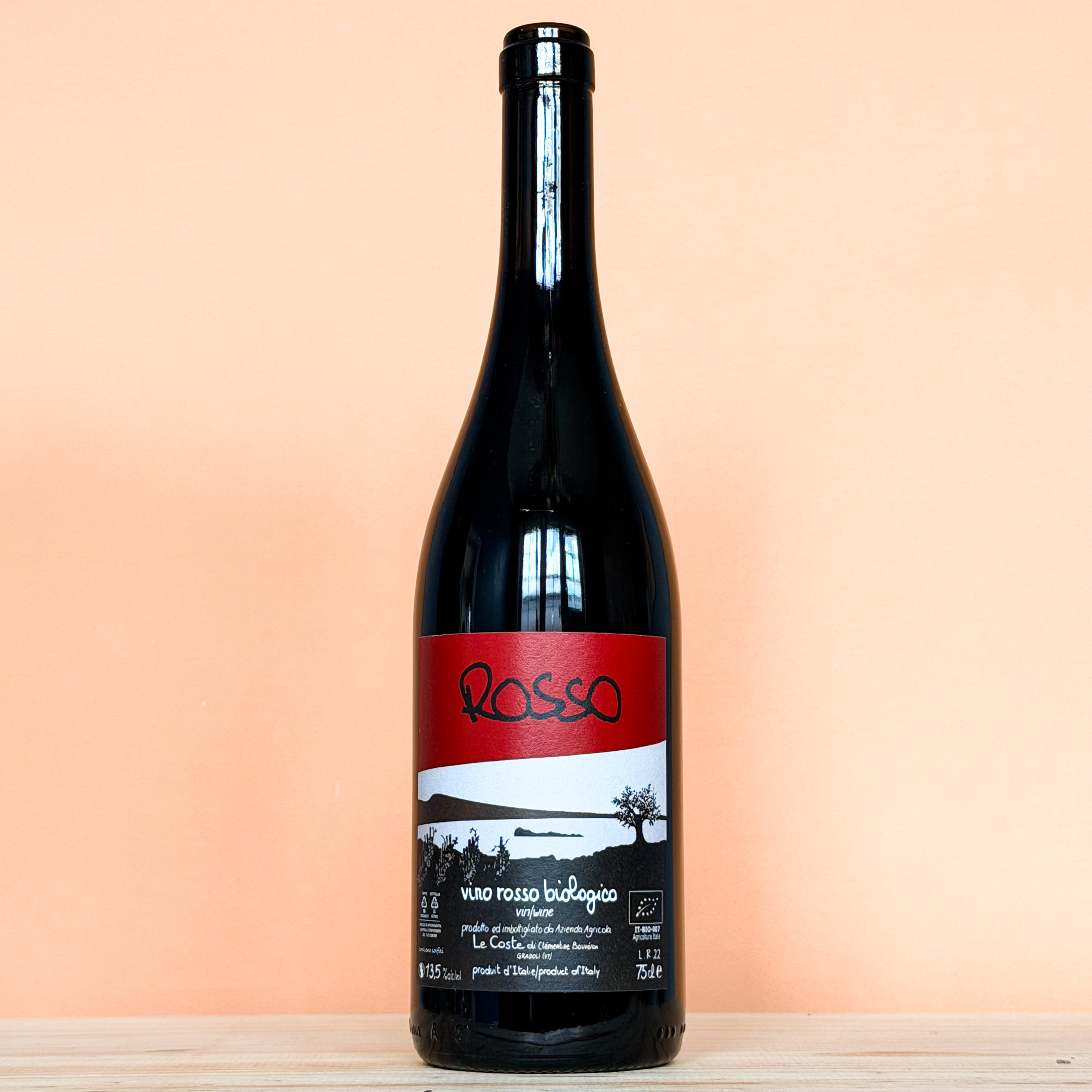 Le Primeur Vino Rosso Biologico 5本セット Le Coste - Rosso 2022 - Terroirizer Wine