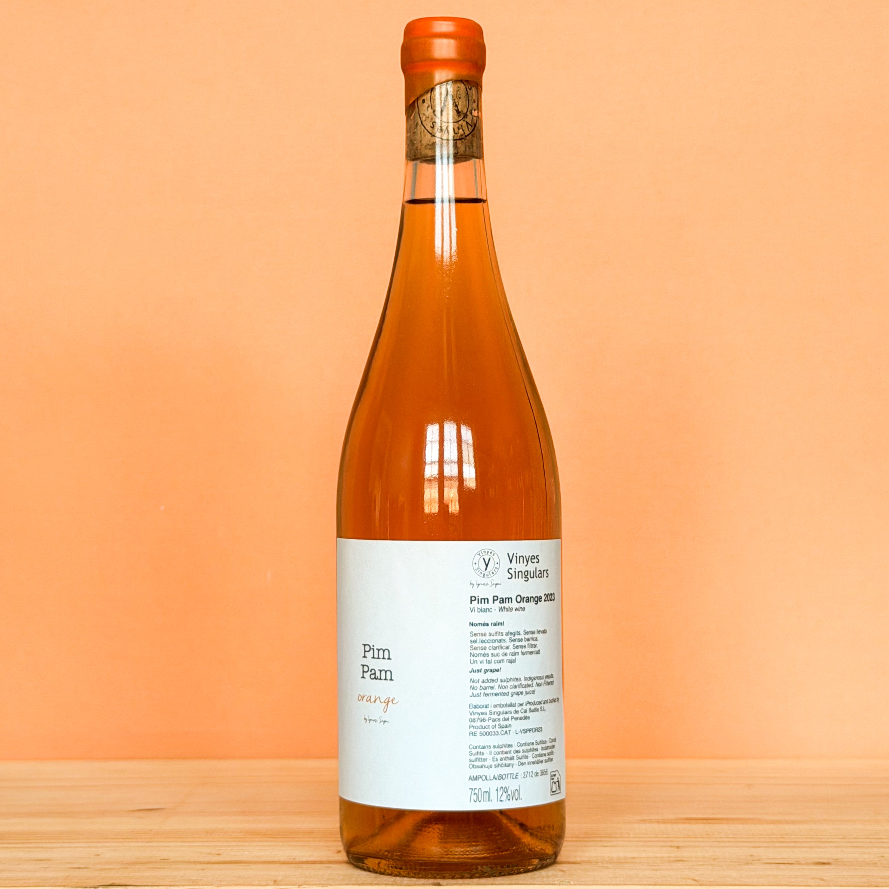 Vinyes Singulars - Pim Pam Orange 2023 - Terroirizer Wine